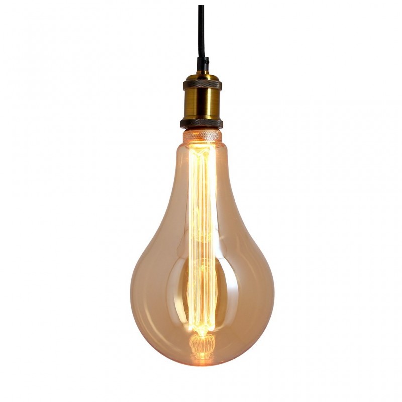 XANLITE ΛΑΜΠΤΗΡΑΣ LED DECO EDISON ΜΕ ΟΛΟΓΡΑΜΜΑ A160 E27 4W (28W) ΖΕΣΤΟ ΛΕΥΚΟ ΦΩΣ 1800K 300LM