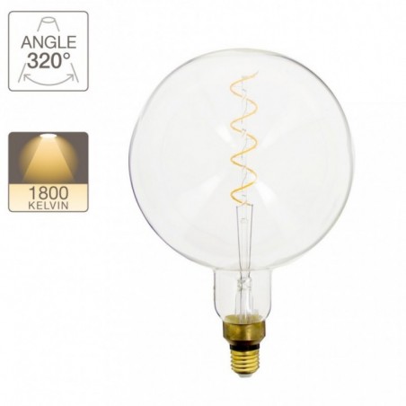 XANLITE ΛΑΜΠΤΗΡΑΣ LED DECO FILAMENT GEANTE G200 E27 4W (30W) ΖΕΣΤΟ ΛΕΥΚΟ ΦΩΣ 1800K 323LM