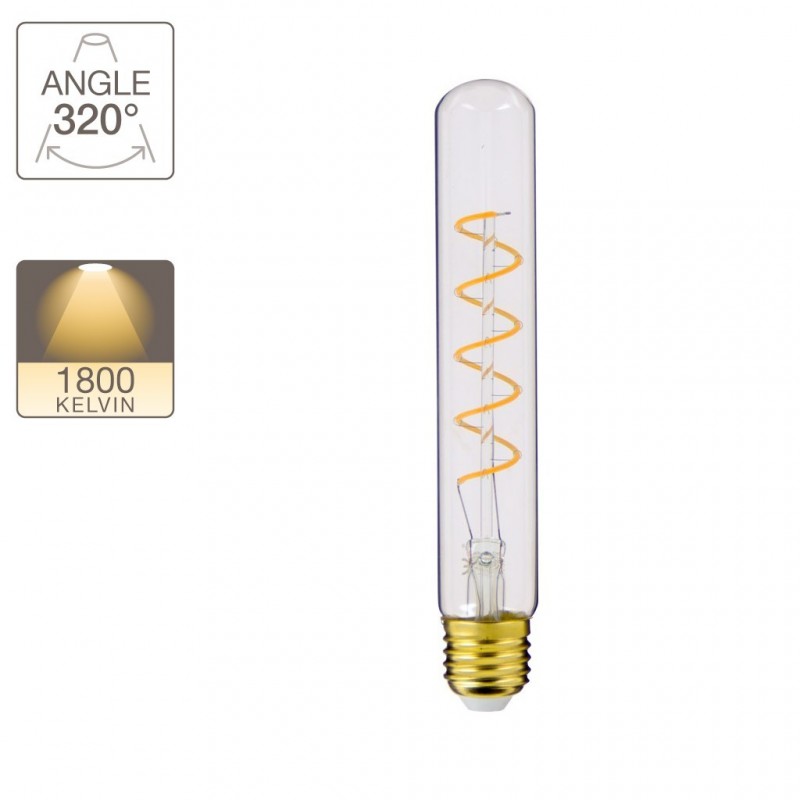 XANLITE ΛΑΜΠΤΗΡΑΣ LED T32 185MM DECO FILAMENT E27 4W(20W) ΖΕΣΤΟ ΛΕΥΚΟ ΦΩΣ 1800K 200LM
