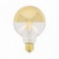 XANLITE ΛΑΜΠΤΗΡΑΣ LED DECO FILAMENT ΚΑΘΡΕΦΤΗ ΧΡΥΣΟ G95 E27 8W (62W) ΖΕΣΤΟ ΛΕΥΚΟ ΦΩΣ 2700K 360LM