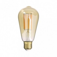 XANLITE ΛΑΜΠΤΗΡΑΣ ΔΙΑΚΟΣΜΗΤΙΚΟΣ ST64 10W E27 1521LM ΖΕΣΤΟ ΛΕΥΚΟ