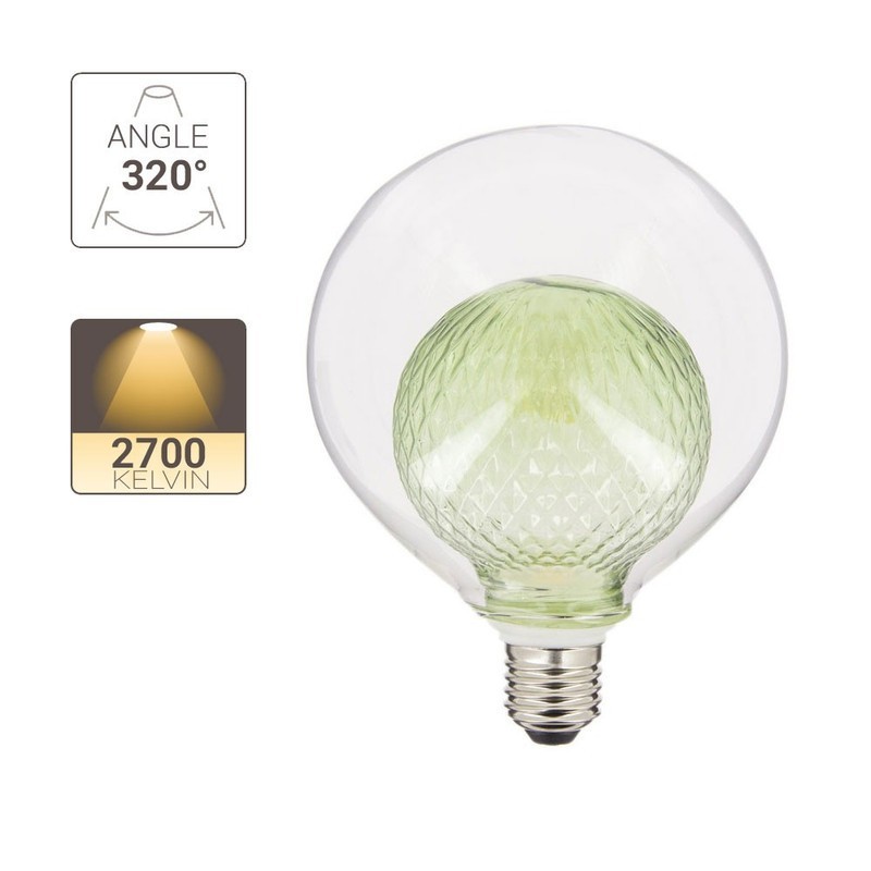 XANLITE ΛΑΜΠΤΗΡΑΣ LED DECO ΔΙΠΛΟ ΠΡΑΣΙΝΟ ΓΥΑΛΙ G125 E27 3W (30W) ΖΕΣΤΟ ΛΕΥΚΟ ΦΩΣ 2700K 250LM XANLITE ΛΑΜΠΤΗΡΑΣ LED DECO ΔΙΠΛΟ ΠΡΑΣΙΝΟ ΓΥΑΛΙ G125 E27 3W (30W) ΖΕΣΤΟ ΛΕΥΚΟ ΦΩΣ 2700K 250LM