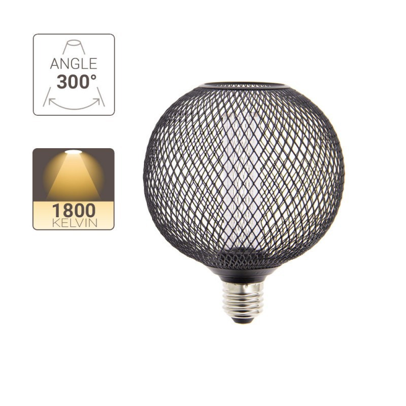 XANLITE ΛΑΜΠΤΗΡΑΣ LED DECO ΜΑΥΡΟ ΟΛΟΓΡΑΜΜΑ E27 4W (20W) ΖΕΣΤΟ ΛΕΥΚΟ ΦΩΣ 1800K 150LM XANLITE ΛΑΜΠΤΗΡΑΣ LED DECO ΜΑΥΡΟ ΟΛΟΓΡΑΜΜΑ E27 4W (20W) ΖΕΣΤΟ ΛΕΥΚΟ ΦΩΣ 1800K 150LM