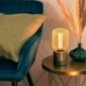 XANLITE ΛΑΜΠΤΗΡΑΣ LED DECO ΧΡΥΣΟ ΟΛΟΓΡΑΜΜΑ E27 4W (20W) ΖΕΣΤΟ ΛΕΥΚΟ ΦΩΣ 1800K 150LM