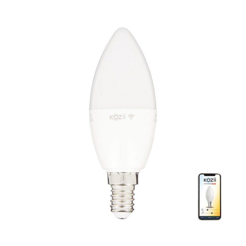 XANLITE KOZII ΛΑΜΠΤΗΡΑΣ LED SMART WIFI KAI BLUETOOTH CCT E14 5W 470LM