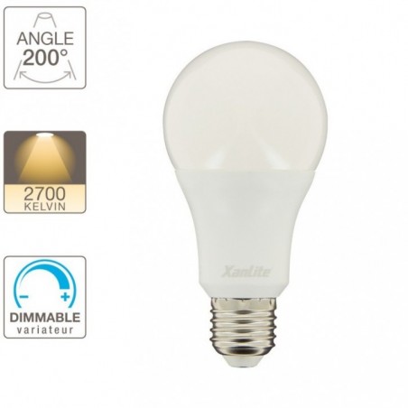XANLITE ΛΑΜΠΤΗΡΑΣ LED A60 15W 2700Κ 1521LM DIMMABLE
