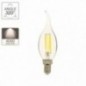 XANLITE ΛΑΜΠΤΗΡΑΣ LED FILAMENT ΤΥΠΟΥ ΦΛΟΓΑΣ Ε14 4W 4000Κ 250LM