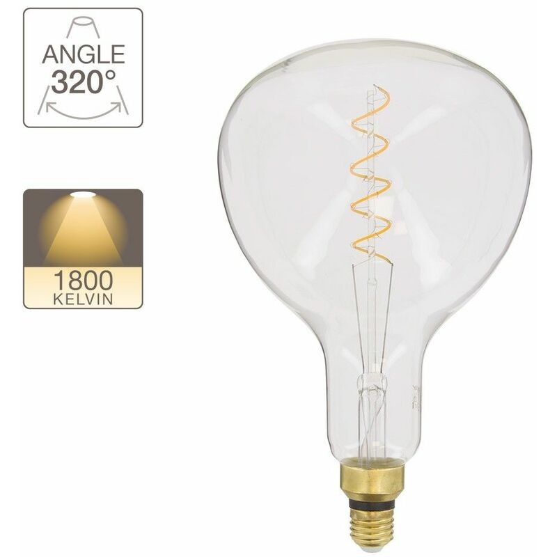 XANLITE ΛΑΜΠΤΗΡΑΣ LED DECO FILAMENT GEANTE R180 E27 4W (30W) ΖΕΣΤΟ ΛΕΥΚΟ ΦΩΣ 1800K 323LM XANLITE ΛΑΜΠΤΗΡΑΣ LED DECO FILAMENT GEANTE R180 E27 4W (30W) ΖΕΣΤΟ ΛΕΥΚΟ ΦΩΣ 1800K 323LM