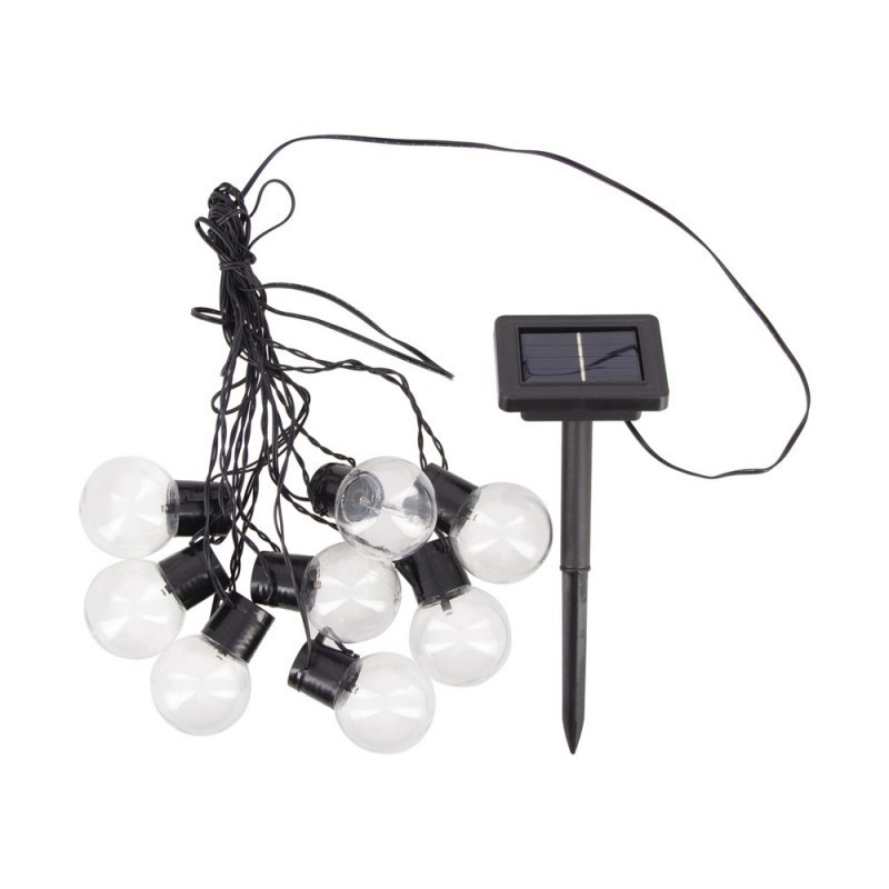 XANLITE ΗΛΙΑΚΗ ΓΙΡΛΑΝΤΑ ΛΕΥΚΟ 2700Κ IP44 3 ΜΕΤΡΑ ΜΕ ΚΑΡΦΩΤΟ ΠΑΝΕΛ ΑΥΤΟΝΟΜΙΑ 8Η