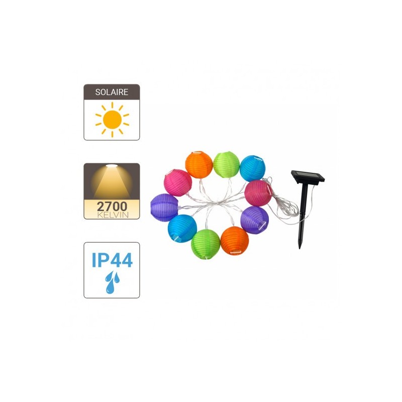 XANLITE ΗΛΙΑΚΟ ΚΡΕΜΑΣΤΟ LED 2700Κ 5Μ IP44 ΑΥΤΟΝΟΜΙΑ 8Η