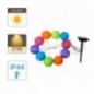 XANLITE ΗΛΙΑΚΟ ΚΡΕΜΑΣΤΟ LED 2700Κ 5Μ IP44 ΑΥΤΟΝΟΜΙΑ 8Η