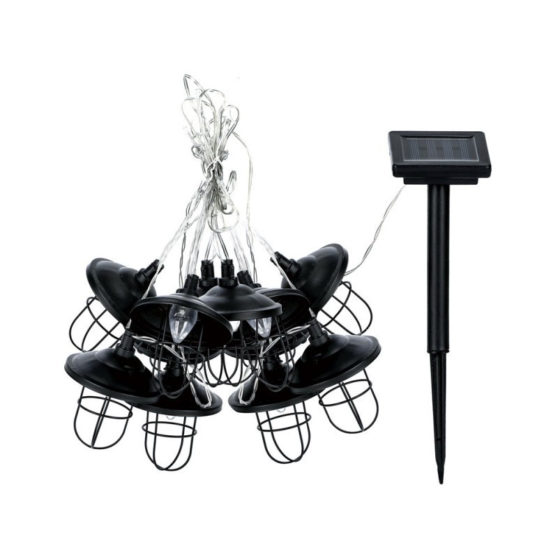 XANLITE ΗΛΙΑΚΟ ΚΡΕΜΑΣΤΟ LED ΛΕΥΚΟ 3000Κ 2,75Μ IP44 ΑΥΤΟΝΟΜΙΑ 8Η 10 ΛΑΜΠΤΗΡΕΣ