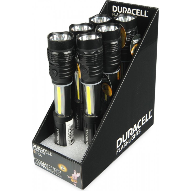 DURACELL ΦΑΚΟΣ ΑΠΟΣΠΩΜΕΝΟΣ LED 4XAAA 310LM ΕΩΣ 30 Μ. ΜΕ ΜΑΓΝΗΤΗ FLASH Κ ΚΟΚΚΙΝΟ ΦΩΣ stand 6 ΤΕΜ