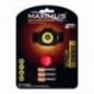 MAXIMUS ΦΑΚΟΣ ΚΕΦΑΛΗΣ LED 3XAAA 400 LM ΕΩΣ 22 Μ. ΑΠΟΣΤΑΣΗ IP44 ΚΟΚΚΙΝΟ ΦΩΣ ΚΑΙ FLASH 5,4X3,5CM