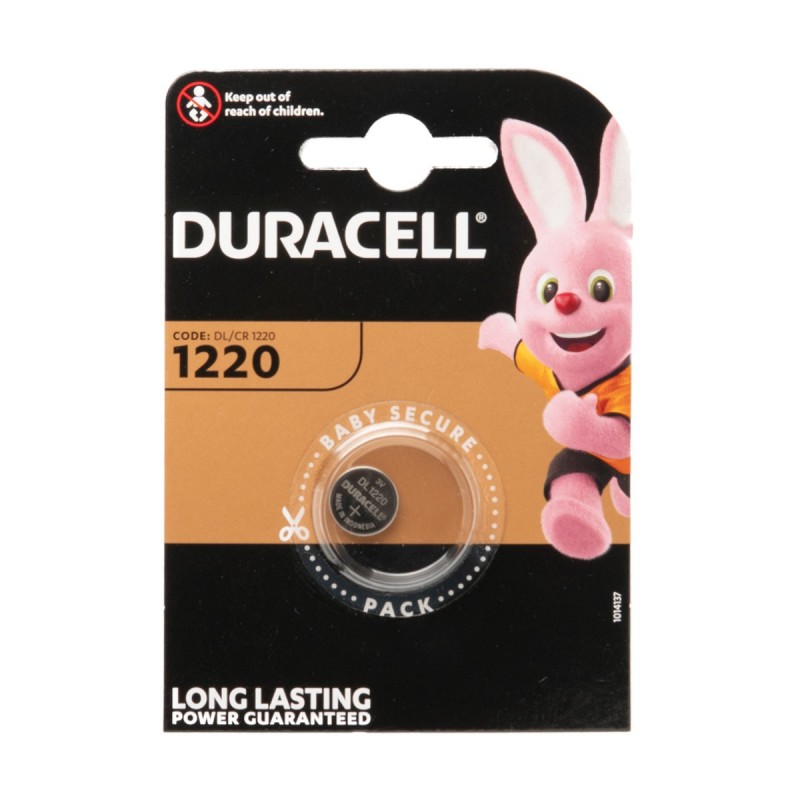 DURACELL ΜΠΑΤΑΡΙΑ ΛΙΘΙΟΥ 1220 1ΤΜΧ
