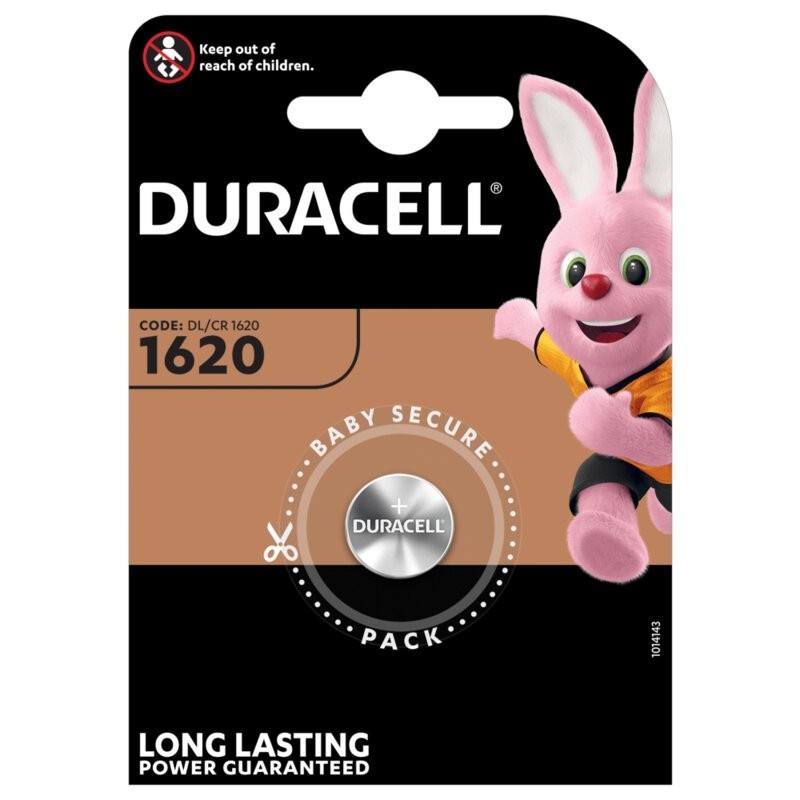 DURACELL ΜΠΑΤΑΡΙΑ ΛΙΘΙΟΥ 1620 1ΤΜΧ