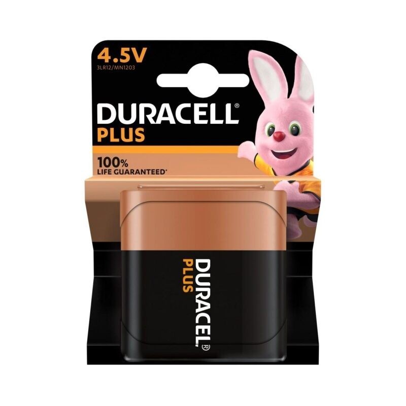 DURACELL PLUS 100 ΜΠΑΤΑΡΙΑ ΑΛΚΑΛΙΚΗ 4,5V 1ΤΜΧ DURACELL PLUS 100 ΜΠΑΤΑΡΙΑ ΑΛΚΑΛΙΚΗ 4,5V 1ΤΜΧ