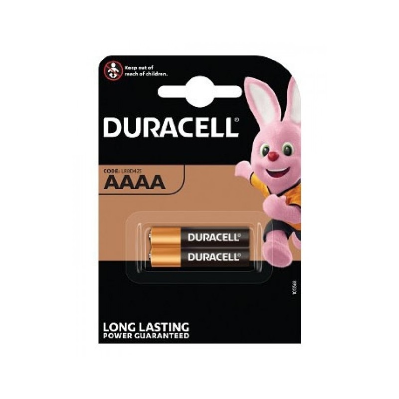 DURACELL ΜΠΑΤΑΡΙΑ ΑΛΚΑΛΙΚΗ AAAA ΜΝ2500 2ΤΜΧ DURACELL ΜΠΑΤΑΡΙΑ ΑΛΚΑΛΙΚΗ AAAA ΜΝ2500 2ΤΜΧ
