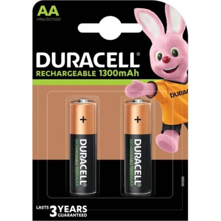 DURACELL PLUS ΜΠΑΤΑΡΙΑ ΕΠΑΝΑΦΟΡΤΙΖΟΜΕΝΗ AA 1300mAh 2ΤΜΧ