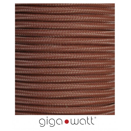 FABRIC CABLE BROWN 2 X 0,75mm