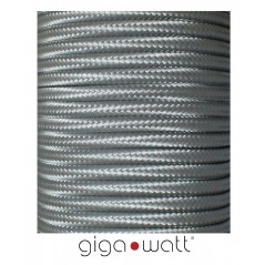 FABRIC CABLE SILVER 2 X 0,75mm