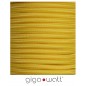 FABRIC CABLE YELLOW 2 X 0,75mm