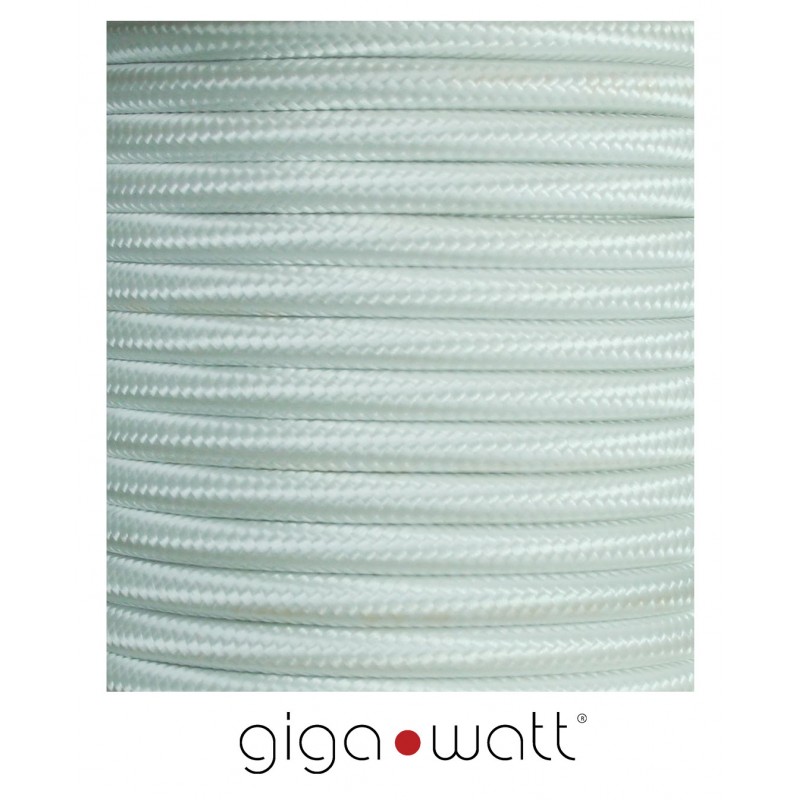 FABRIC CABLE WHITE 2 X 0,75mm