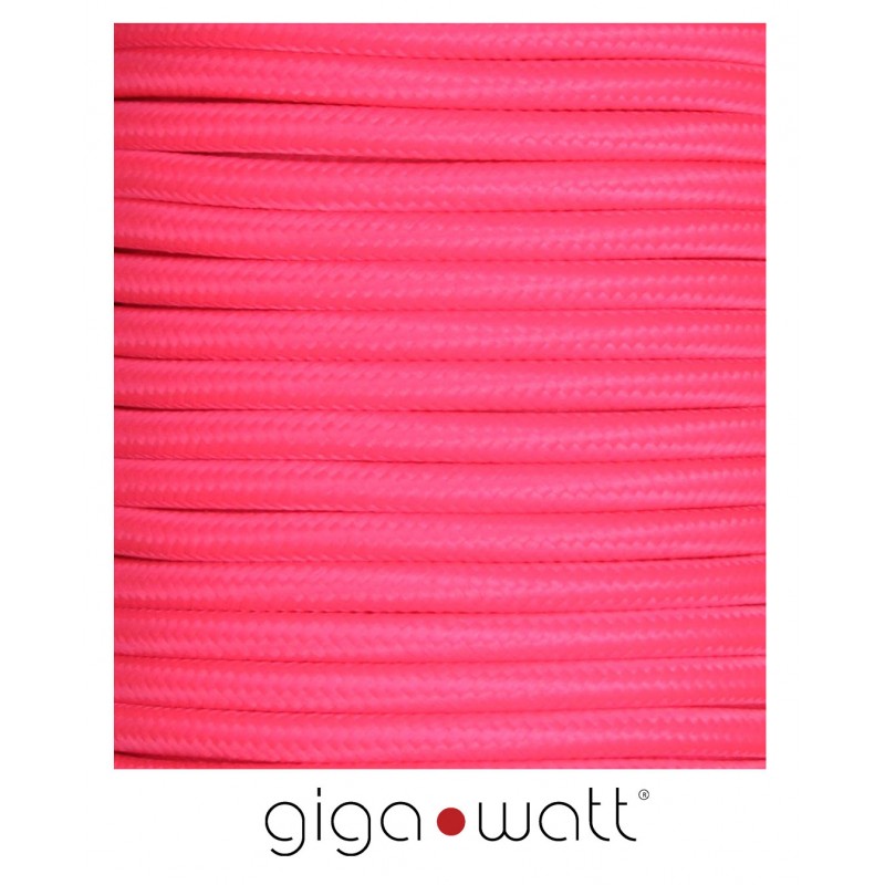 NEON FABRIC CABLE LIGHT PINK 2 X 0,75mm NEON FABRIC CABLE LIGHT PINK 2 X 0,75mm