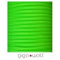 NEON FABRIC CABLE LIGHT GREEN 2 X 0,75mm