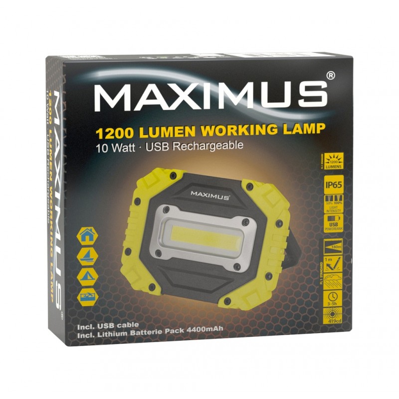 MAXIMUS ΦΑΚΟΣ ΕΡΓΑΣΙΑΣ 10W 1200LM USB