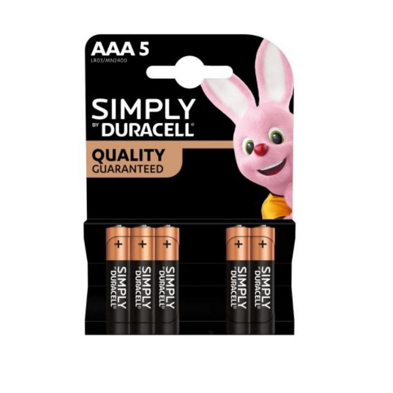 DURACELL SIMPLY ΜΠΑΤΑΡΙΑ ΑΛΚΑΛΙΚΗ AΑA 5ΤΜΧ DURACELL SIMPLY ΜΠΑΤΑΡΙΑ ΑΛΚΑΛΙΚΗ AΑA 5ΤΜΧ